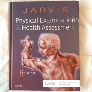 Jarvis 8th edition “physical examination and health assessment” hardcover book
